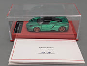 Modellautos 1:43 BBR Deluxe Ferrari Enzo Met. Green Ltd 01/10 mit OVP