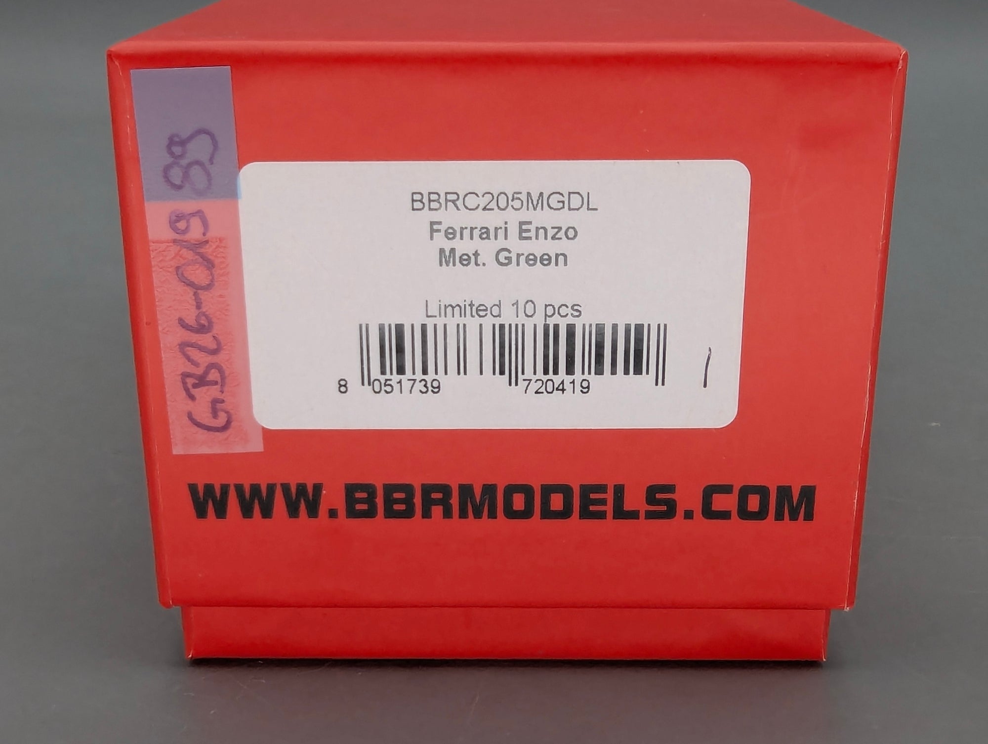 Modellautos 1:43 BBR Deluxe Ferrari Enzo Met. Green Ltd 01/10 mit OVP