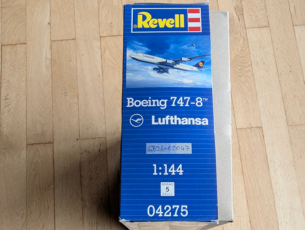 Flugzeug Modell Bausatz 1:144 Revell 04275 Boeing 747-8 Jumbo Jet Lufthansa OVP