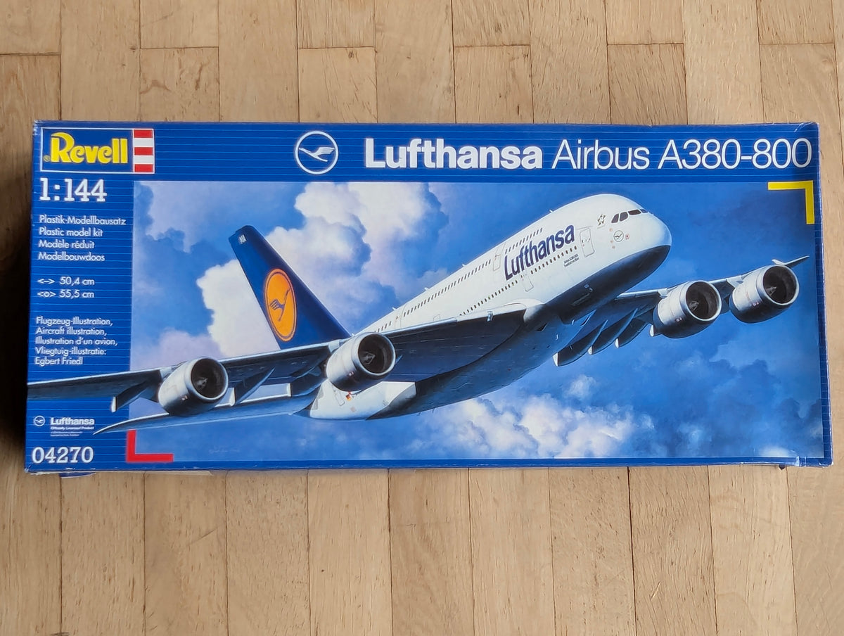 Flugzeug Modell Bausatz 1:144 Revell 04270 Airbus A380-800 mit OVP
