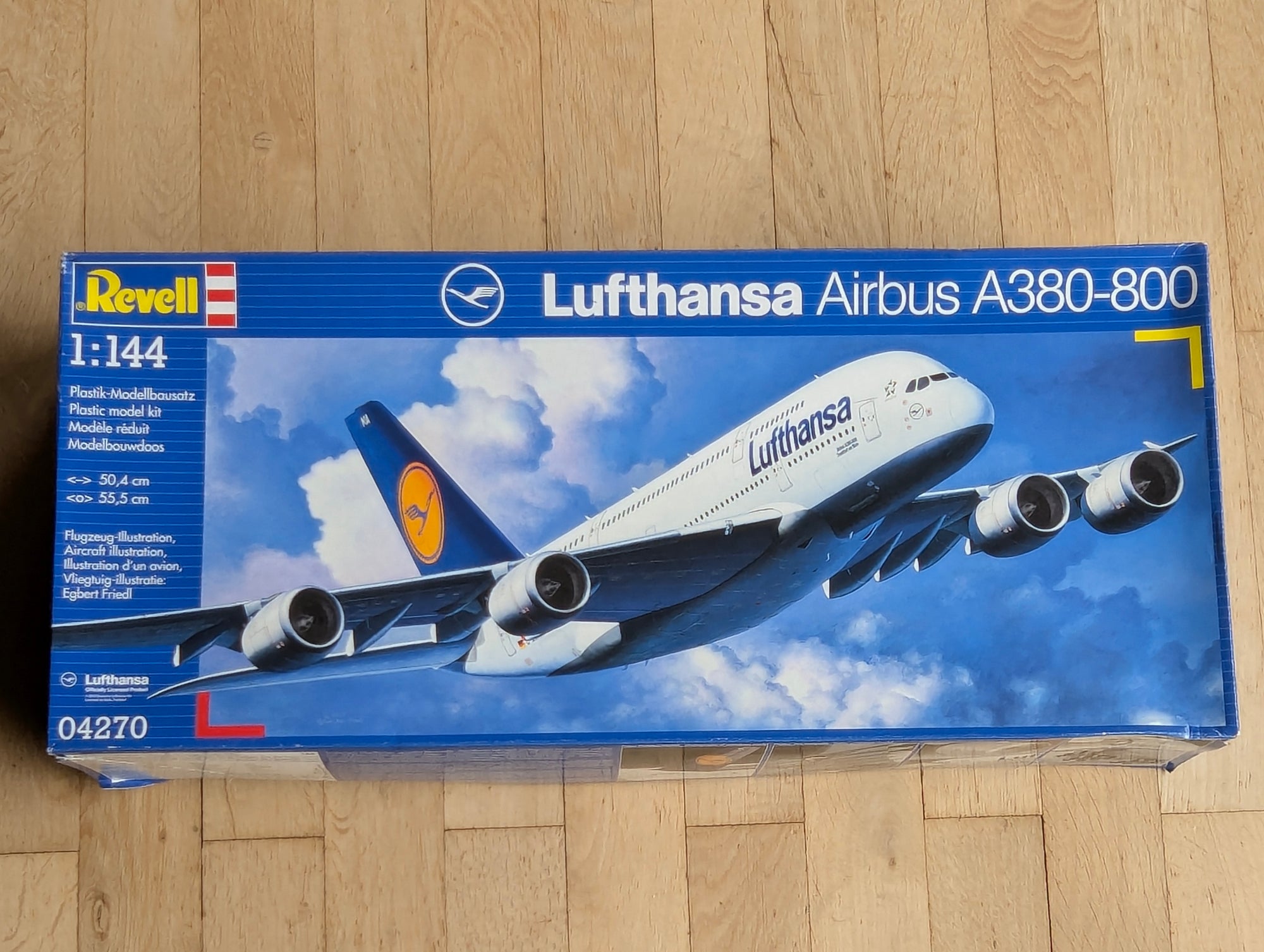 Flugzeug Modell Bausatz 1:144 Revell 04270 Airbus A380-800 mit OVP