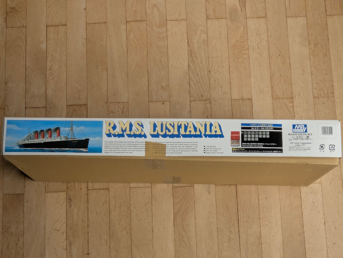 Schiff Modell Bausatz 1:350 Mr. Hobby R.M.S. Lusitania mit OVP