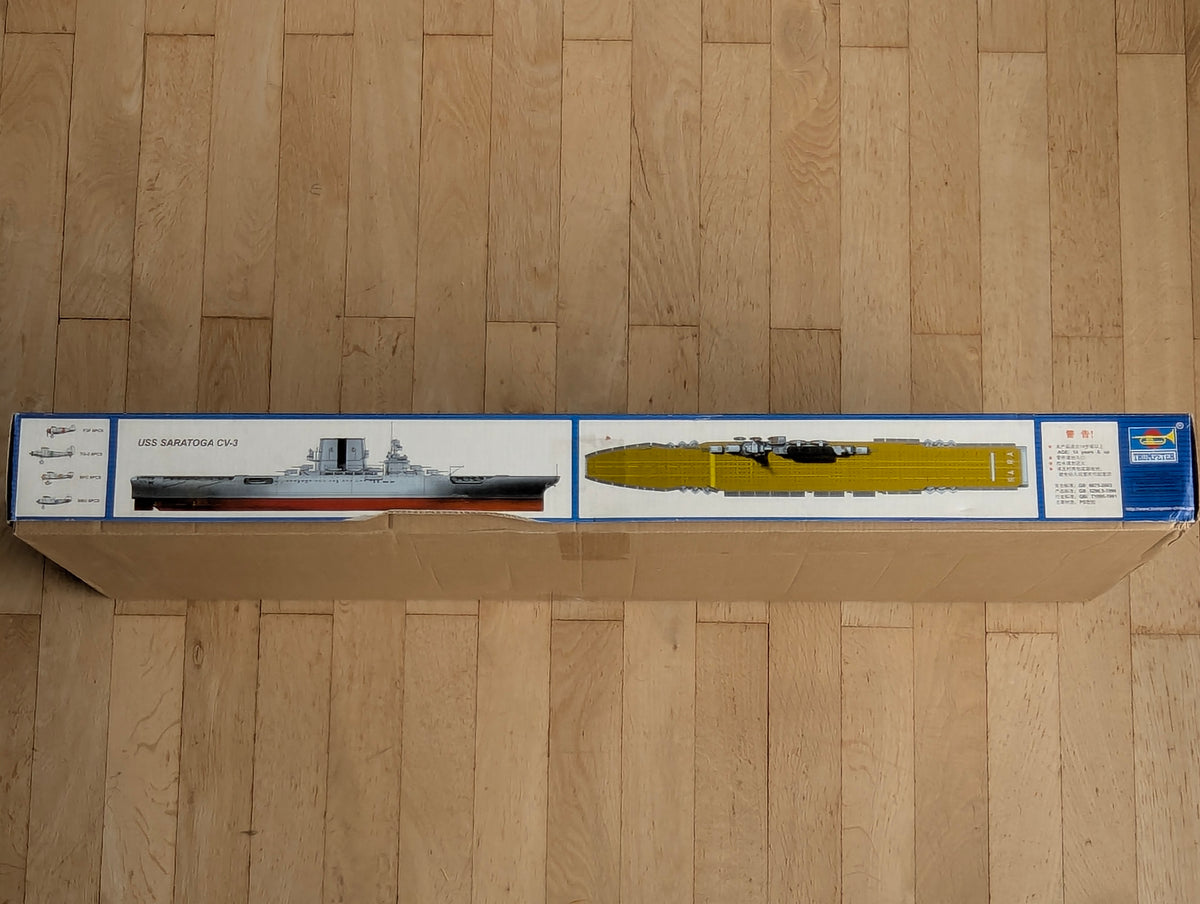 Schiff Modell Bausatz 1:350 Trumpeter USS Saratoga CV-3 Flugzeugträger mit OVP