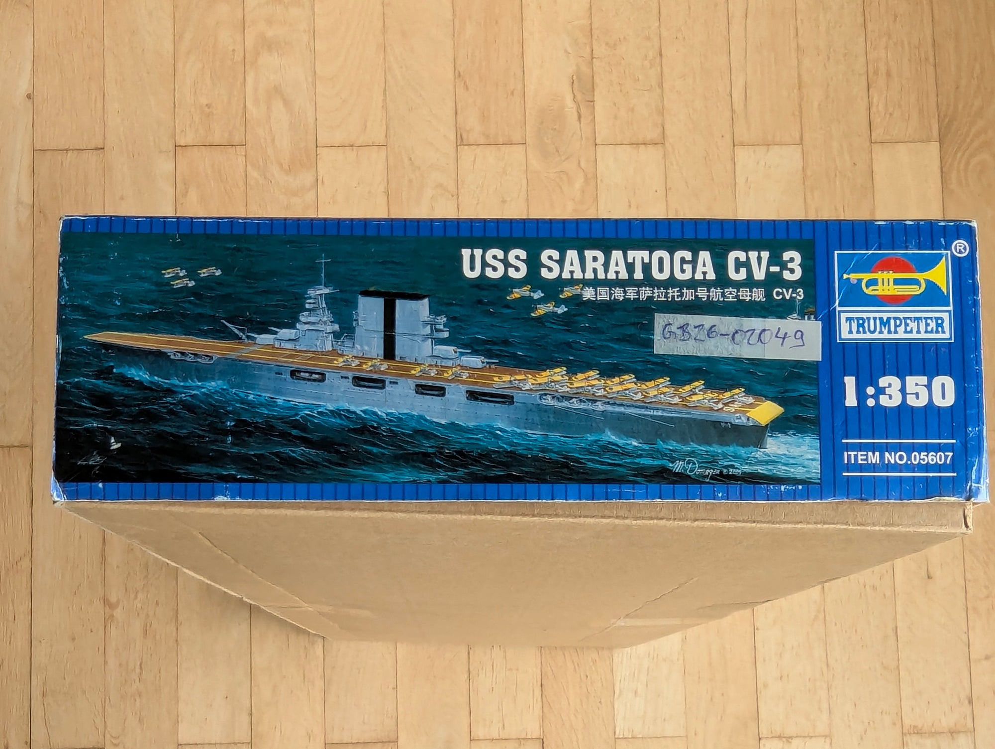Schiff Modell Bausatz 1:350 Trumpeter USS Saratoga CV-3 Flugzeugträger mit OVP