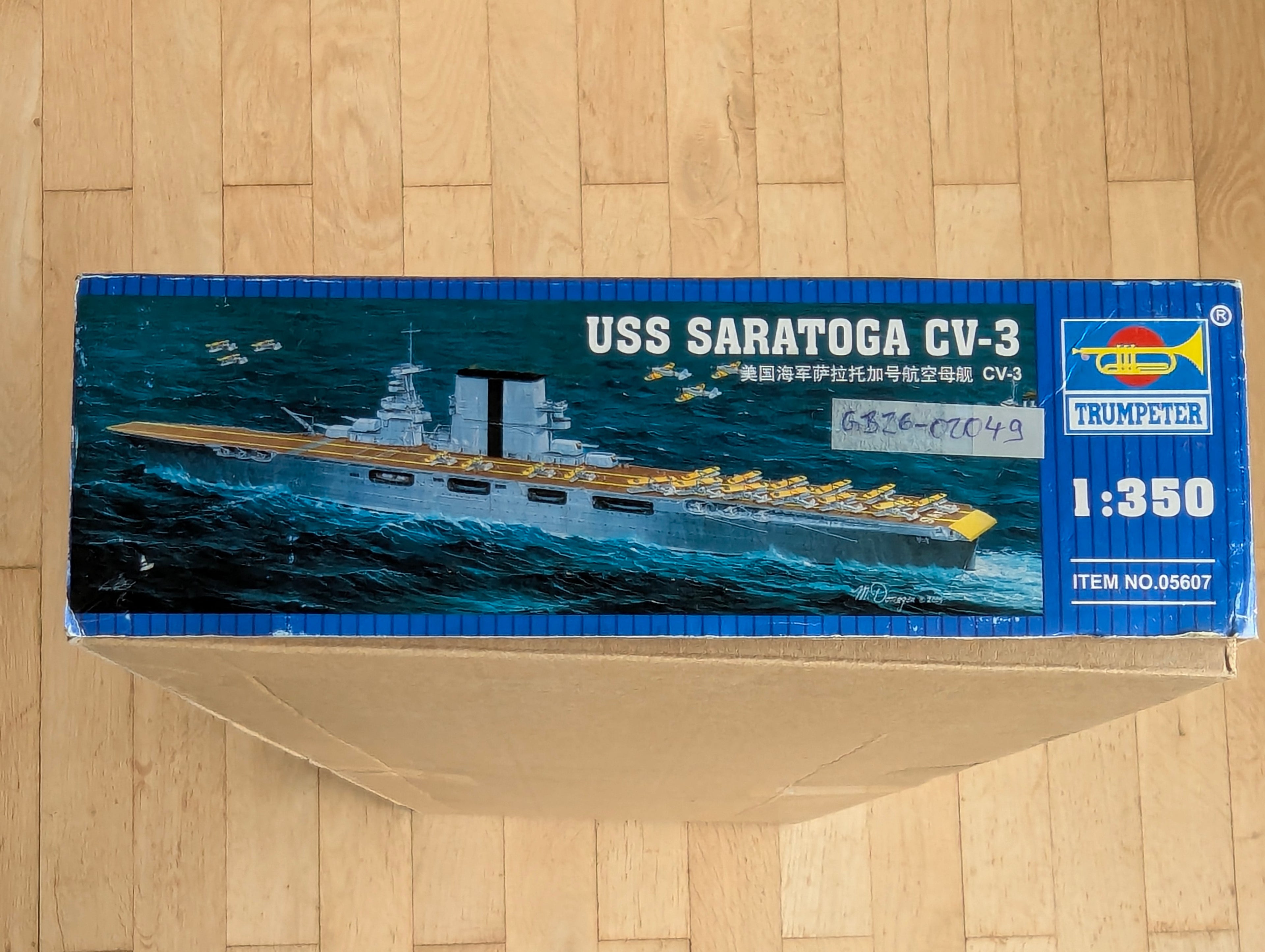 Schiff Modell Bausatz 1:350 Trumpeter USS Saratoga CV-3 Flugzeugträger mit OVP