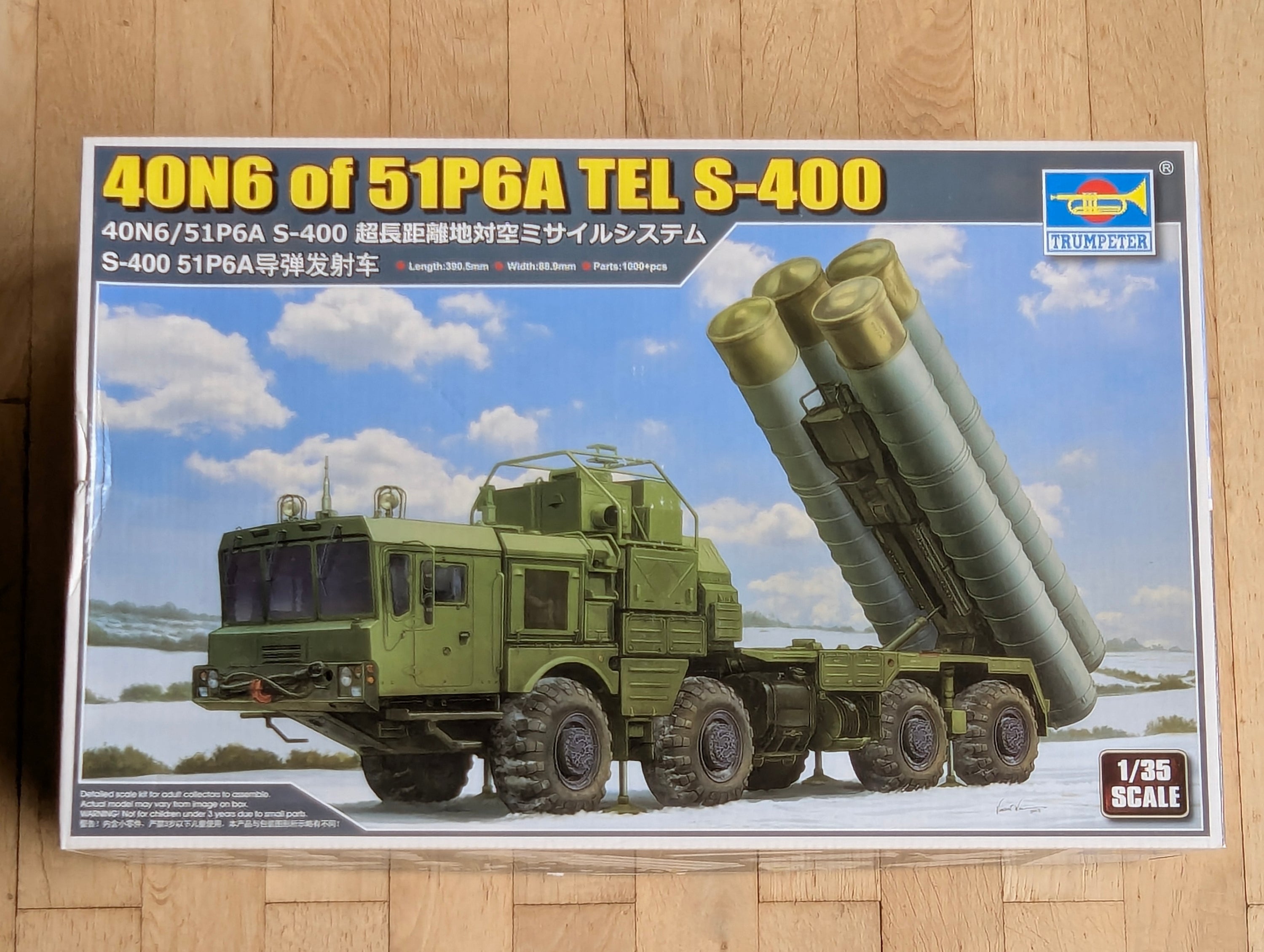 Militär LKW Modell Bausatz 1:35 Trumpeter 40N6/51P6A S-400 mit OVP