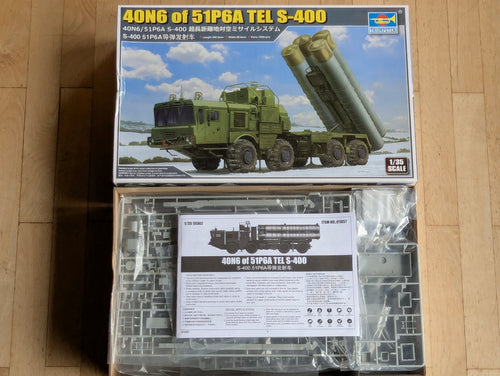Militär LKW Modell Bausatz 1:35 Trumpeter 40N6/51P6A S-400 mit OVP