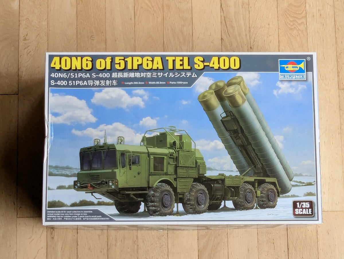 Militär LKW Modell Bausatz 1:35 Trumpeter 40N6/51P6A S-400 mit OVP