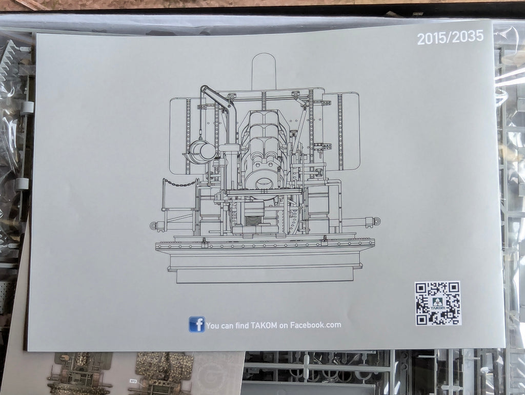 Militär Geschütz Modell Bausatz 1:35 Takom 2035 Krupp 420mm Big Betha mit OVP