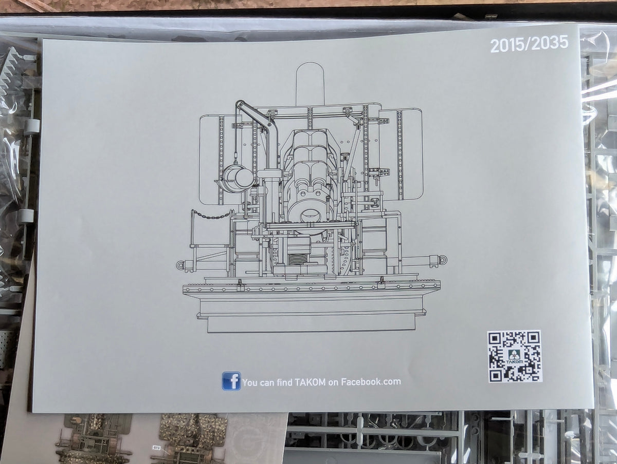 Militär Geschütz Modell Bausatz 1:35 Takom 2035 Krupp 420mm Big Betha mit OVP