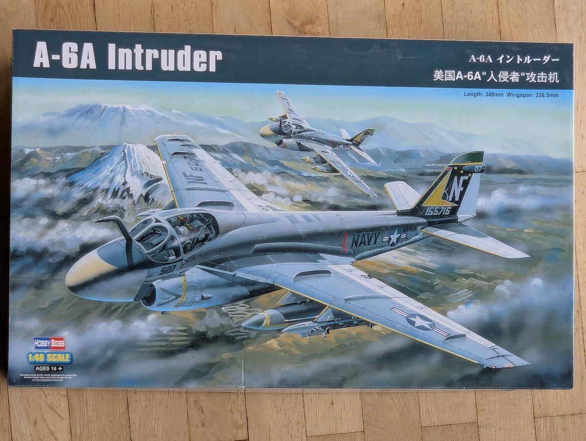 Flugzeug Modell Bausatz 1:48 Hobby Boss 81708 A-6A Intruder mit OVP