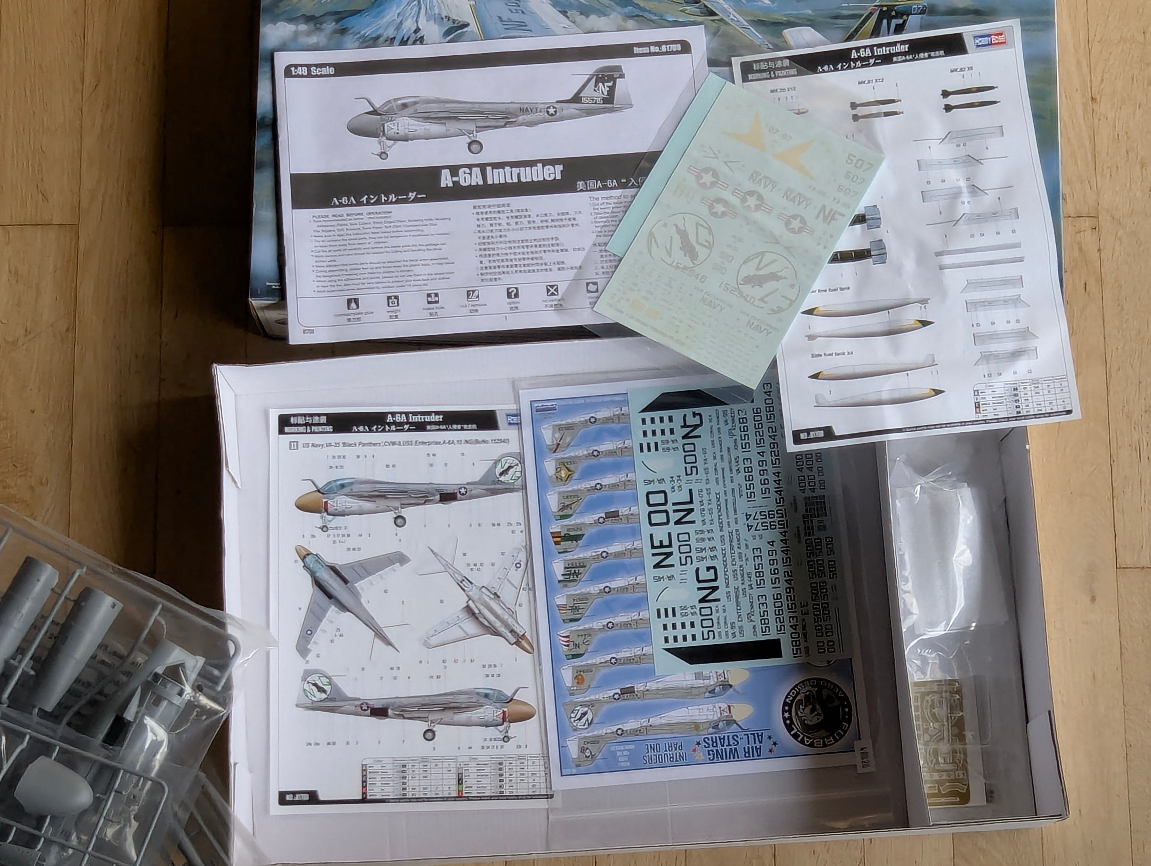 Flugzeug Modell Bausatz 1:48 Hobby Boss 81708 A-6A Intruder mit OVP