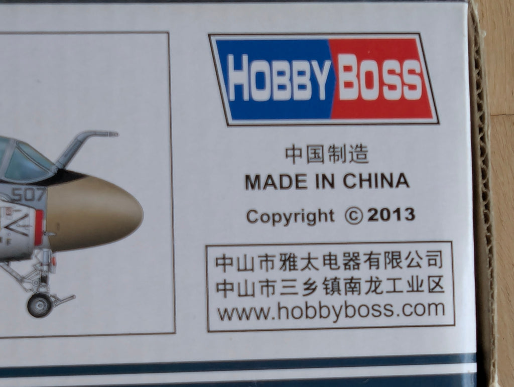 Flugzeug Modell Bausatz 1:48 Hobby Boss 81708 A-6A Intruder mit OVP