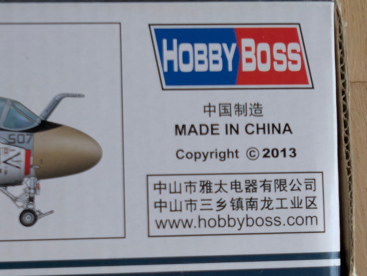 Flugzeug Modell Bausatz 1:48 Hobby Boss 81708 A-6A Intruder mit OVP