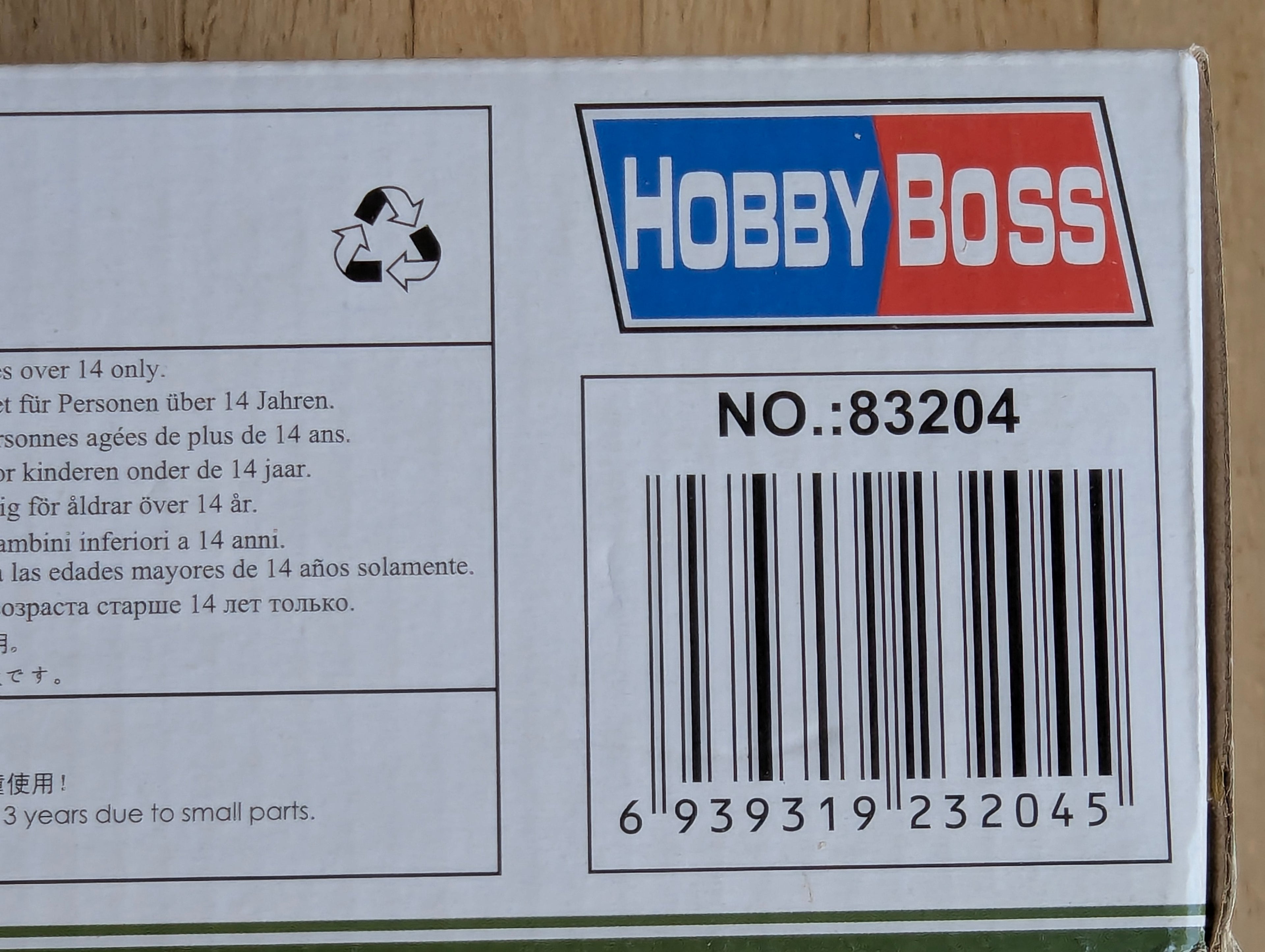 Flugzeug Modell Bausatz 1:32 Hobby Boss 83204 IL-2M3 Ground Attack Aircraft mit OVP