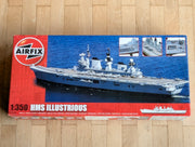 Schiff Modell Bausatz 1:350 Airfix A14201 HMS Illustrious Flugzeugträger mit OVP