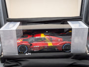 Modellautos 1:12 BBR Ferrari 499P WINNER 24h Le Mans 2023 DIRTY VERSION Ltd 048/299 #51 mit Kofferbox und OVP