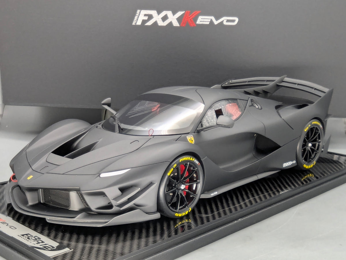 Modellautos 1:12 BBR Ferrari FXX-K EVO Ltd 01/05 Matt Black OVP