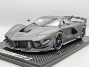 Modellautos 1:12 BBR Ferrari FXX-K EVO Ltd 01/05 Matt Black OVP