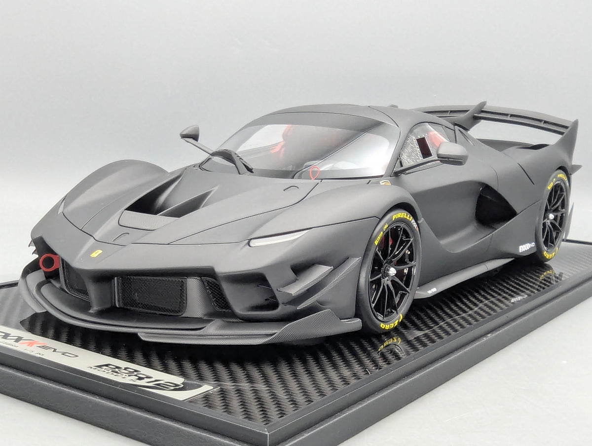 Modellautos 1:12 BBR Ferrari FXX-K EVO Ltd 01/05 Matt Black OVP