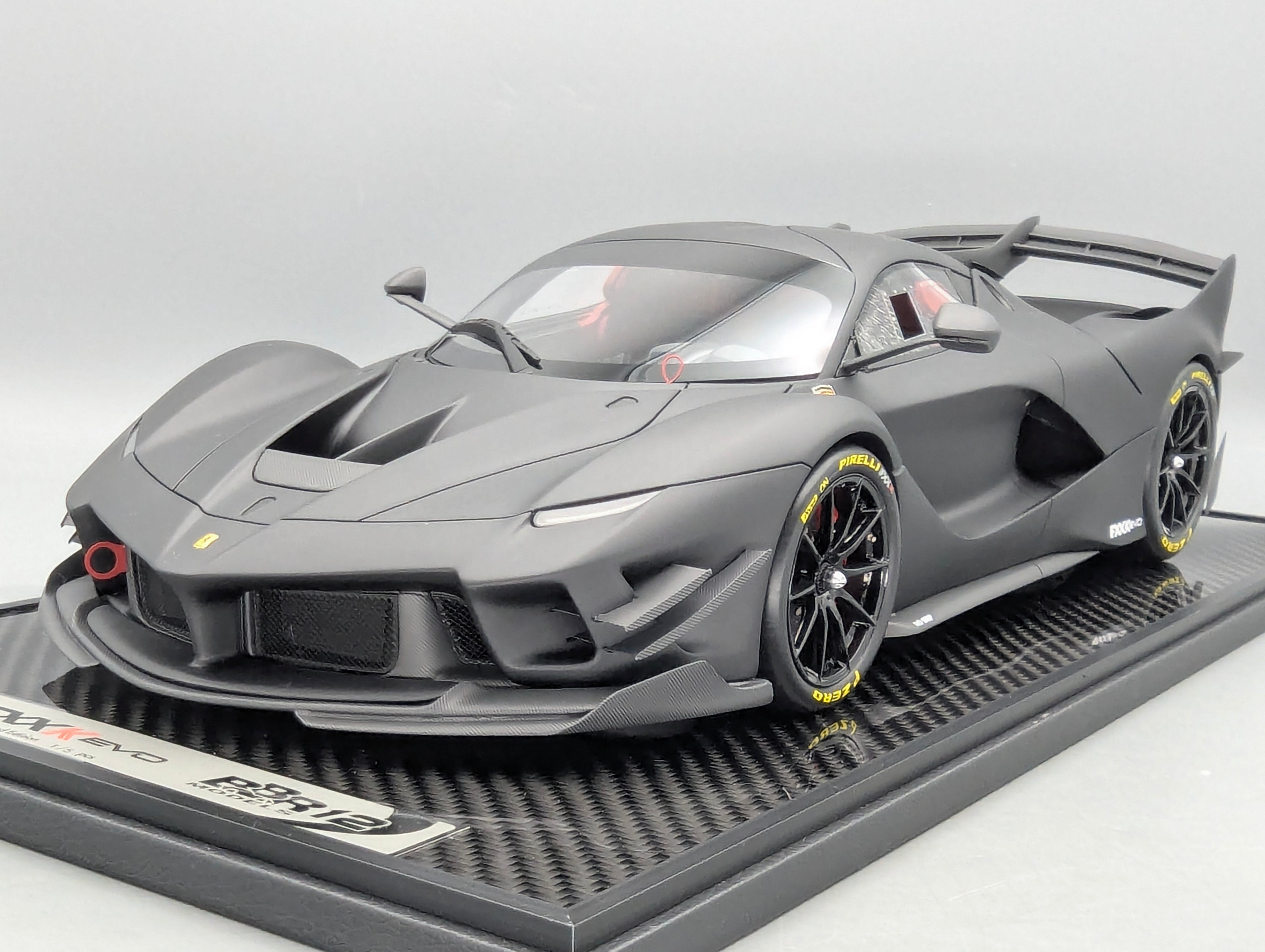 Modellautos 1:12 BBR Ferrari FXX-K EVO Ltd 01/05 Matt Black OVP