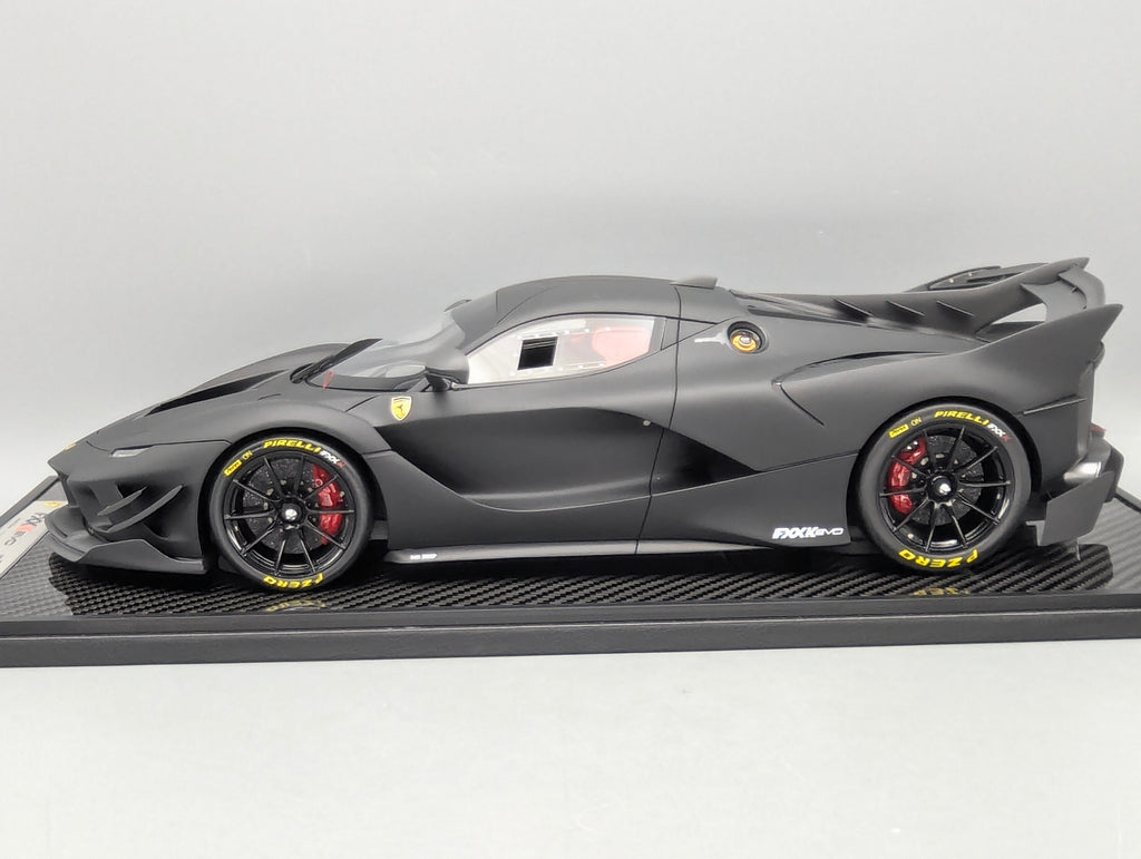 Modellautos 1:12 BBR Ferrari FXX-K EVO Ltd 01/05 Matt Black OVP