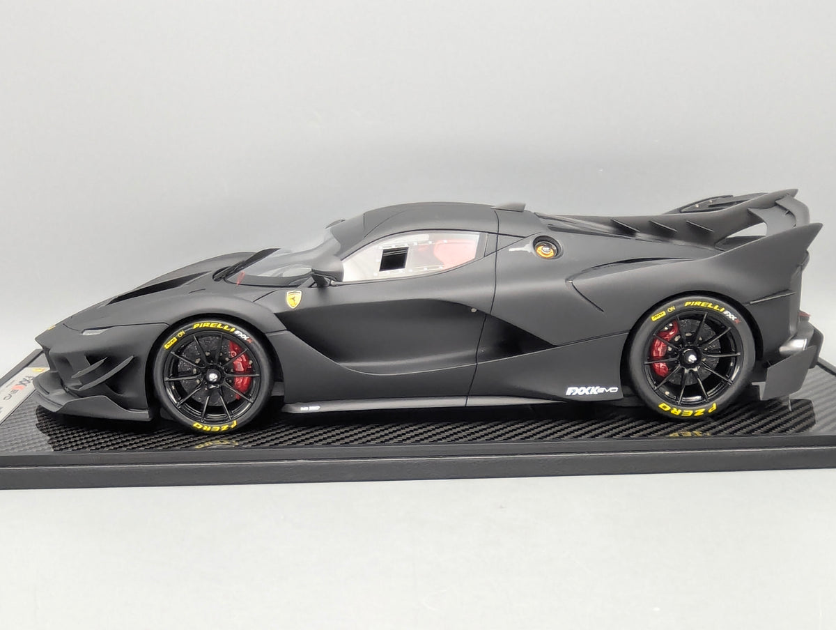 Modellautos 1:12 BBR Ferrari FXX-K EVO Ltd 01/05 Matt Black OVP