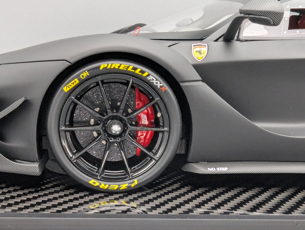 Modellautos 1:12 BBR Ferrari FXX-K EVO Ltd 01/05 Matt Black OVP
