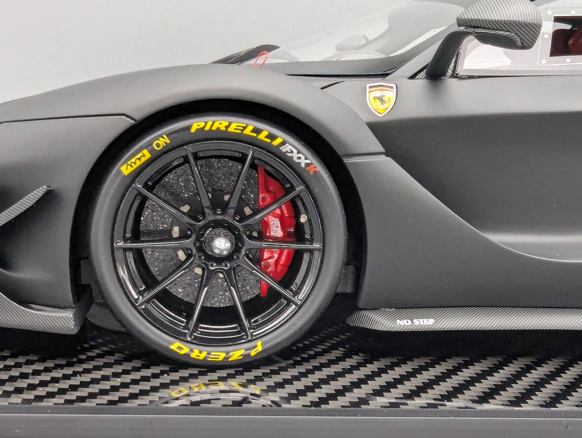 Modellautos 1:12 BBR Ferrari FXX-K EVO Ltd 01/05 Matt Black OVP