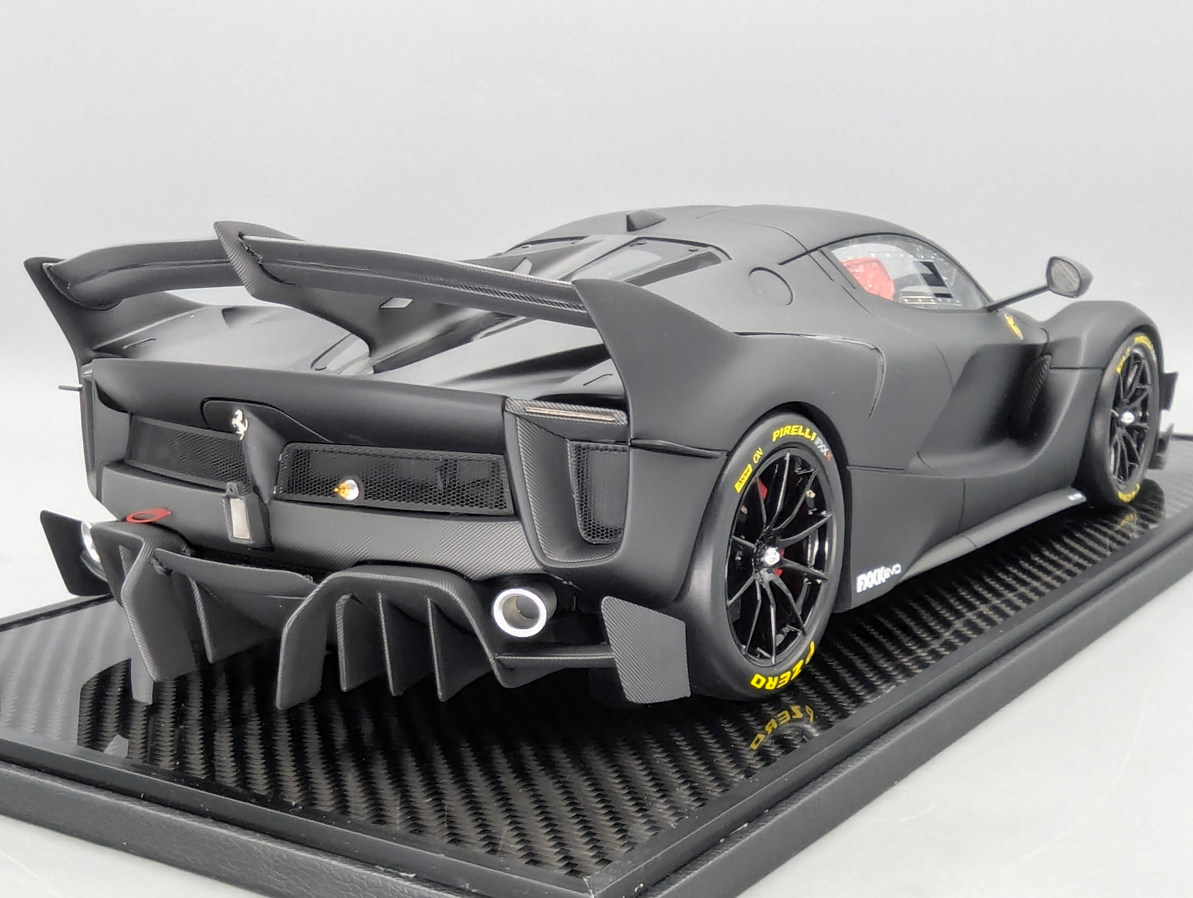 Modellautos 1:12 BBR Ferrari FXX-K EVO Ltd 01/05 Matt Black OVP