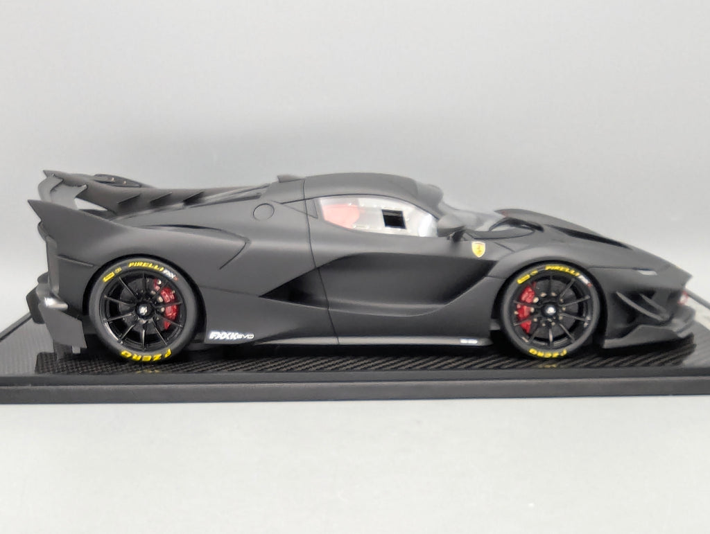 Modellautos 1:12 BBR Ferrari FXX-K EVO Ltd 01/05 Matt Black OVP