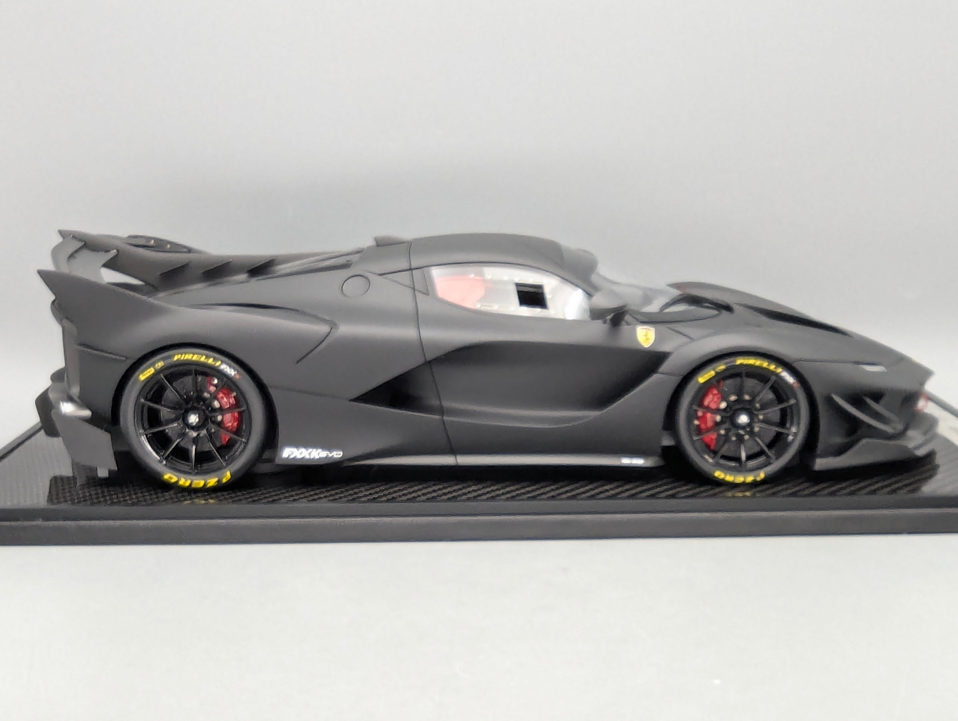 Modellautos 1:12 BBR Ferrari FXX-K EVO Ltd 01/05 Matt Black OVP