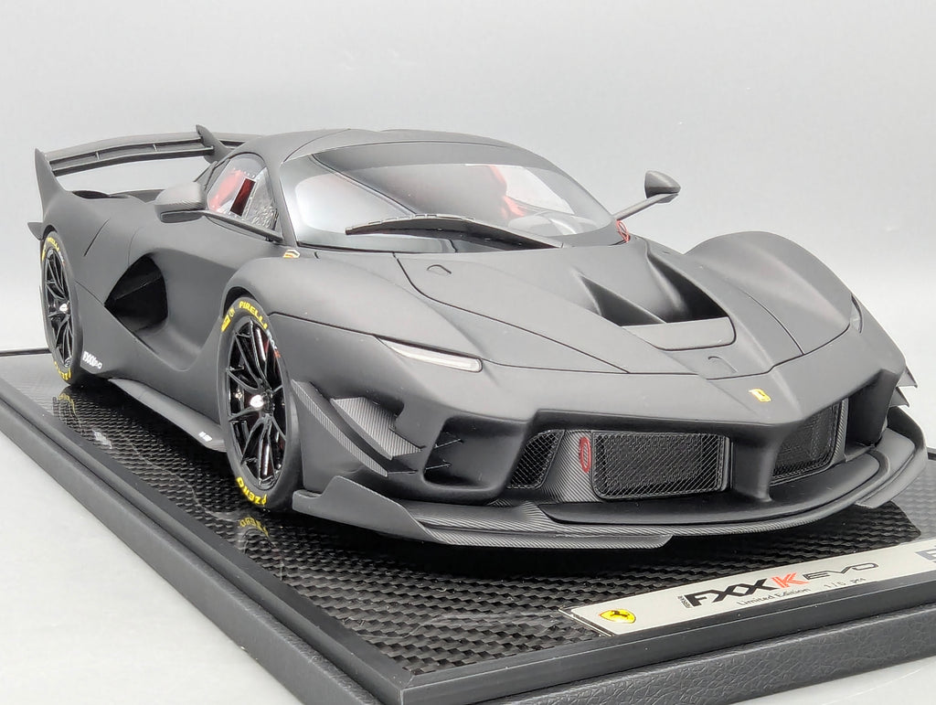 Modellautos 1:12 BBR Ferrari FXX-K EVO Ltd 01/05 Matt Black OVP