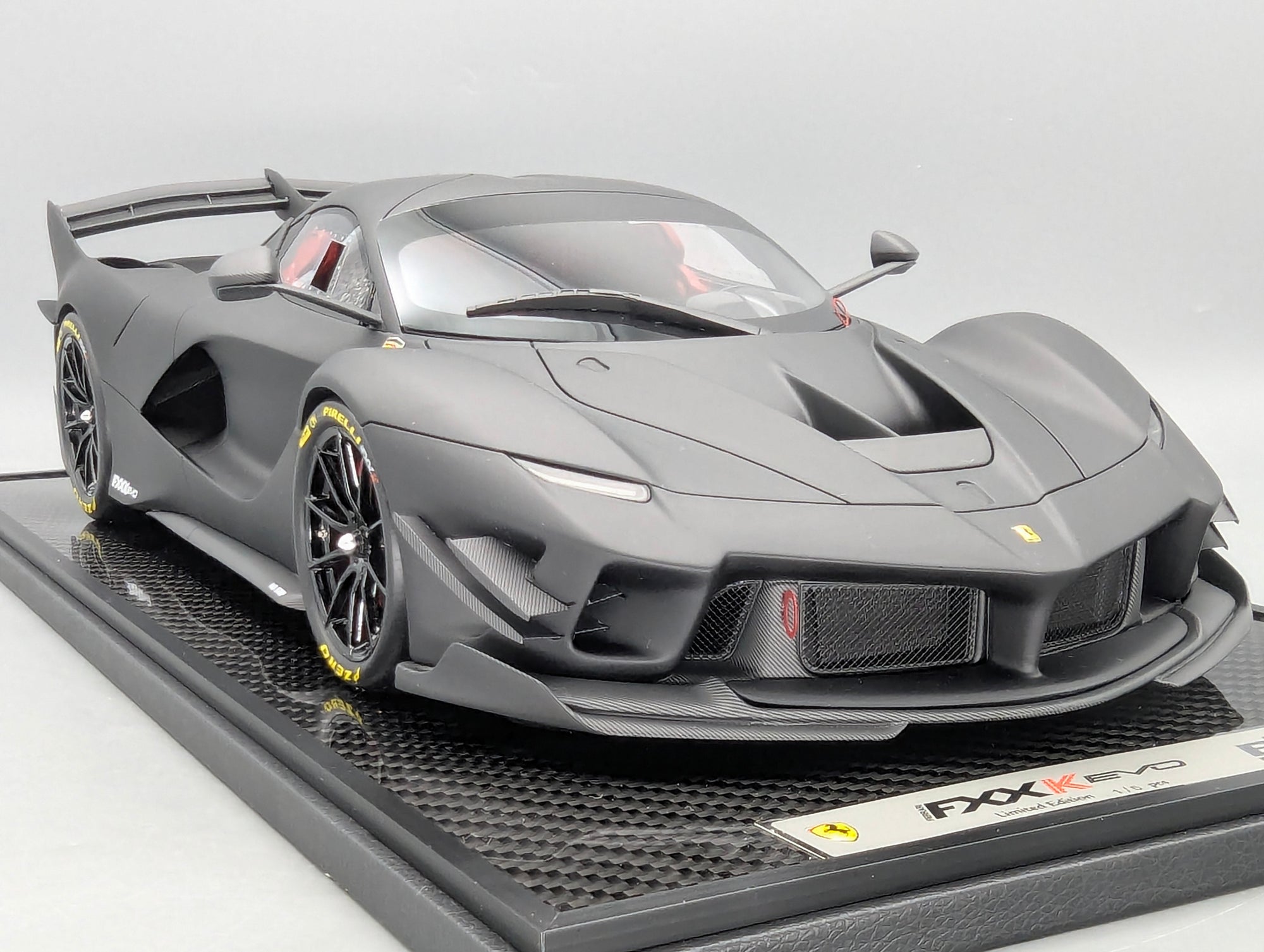 Modellautos 1:12 BBR Ferrari FXX-K EVO Ltd 01/05 Matt Black OVP