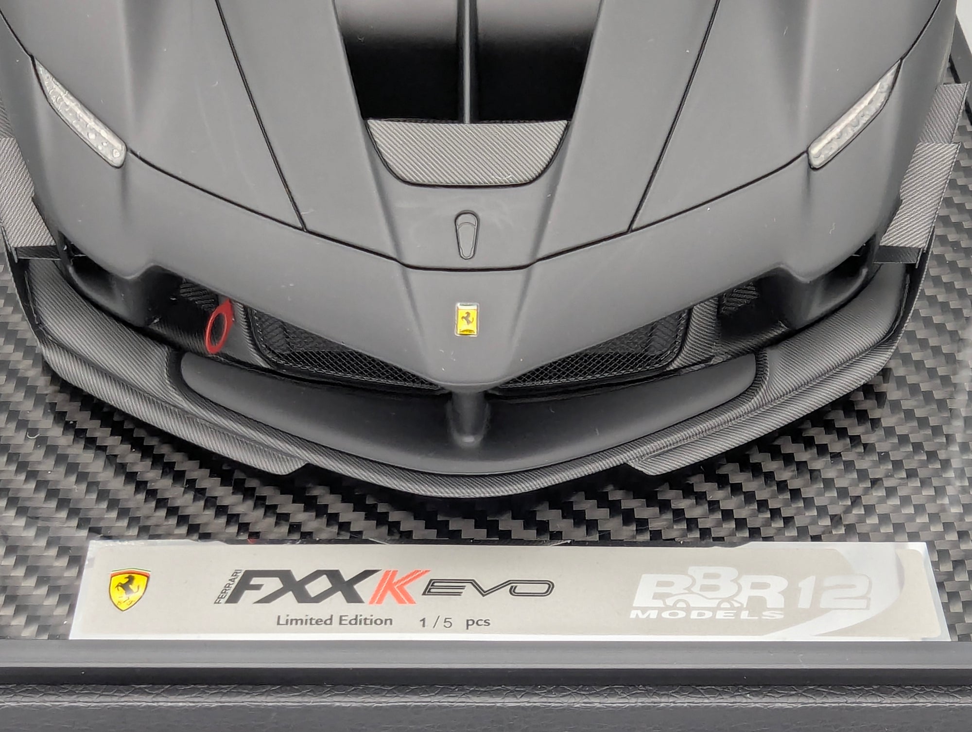 Modellautos 1:12 BBR Ferrari FXX-K EVO Ltd 01/05 Matt Black OVP