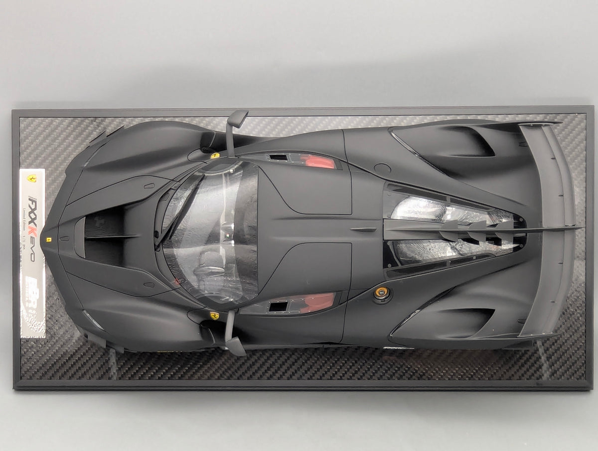 Modellautos 1:12 BBR Ferrari FXX-K EVO Ltd 01/05 Matt Black OVP