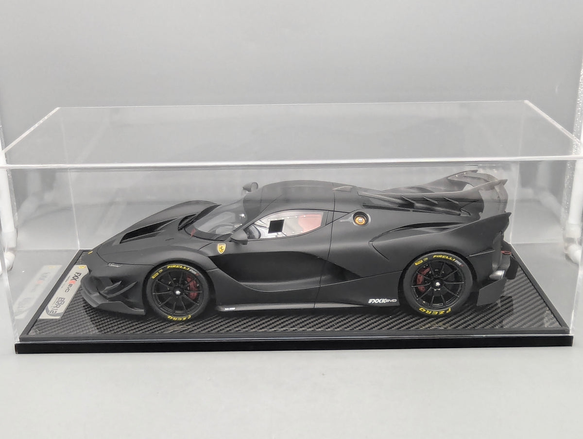 Modellautos 1:12 BBR Ferrari FXX-K EVO Ltd 01/05 Matt Black OVP