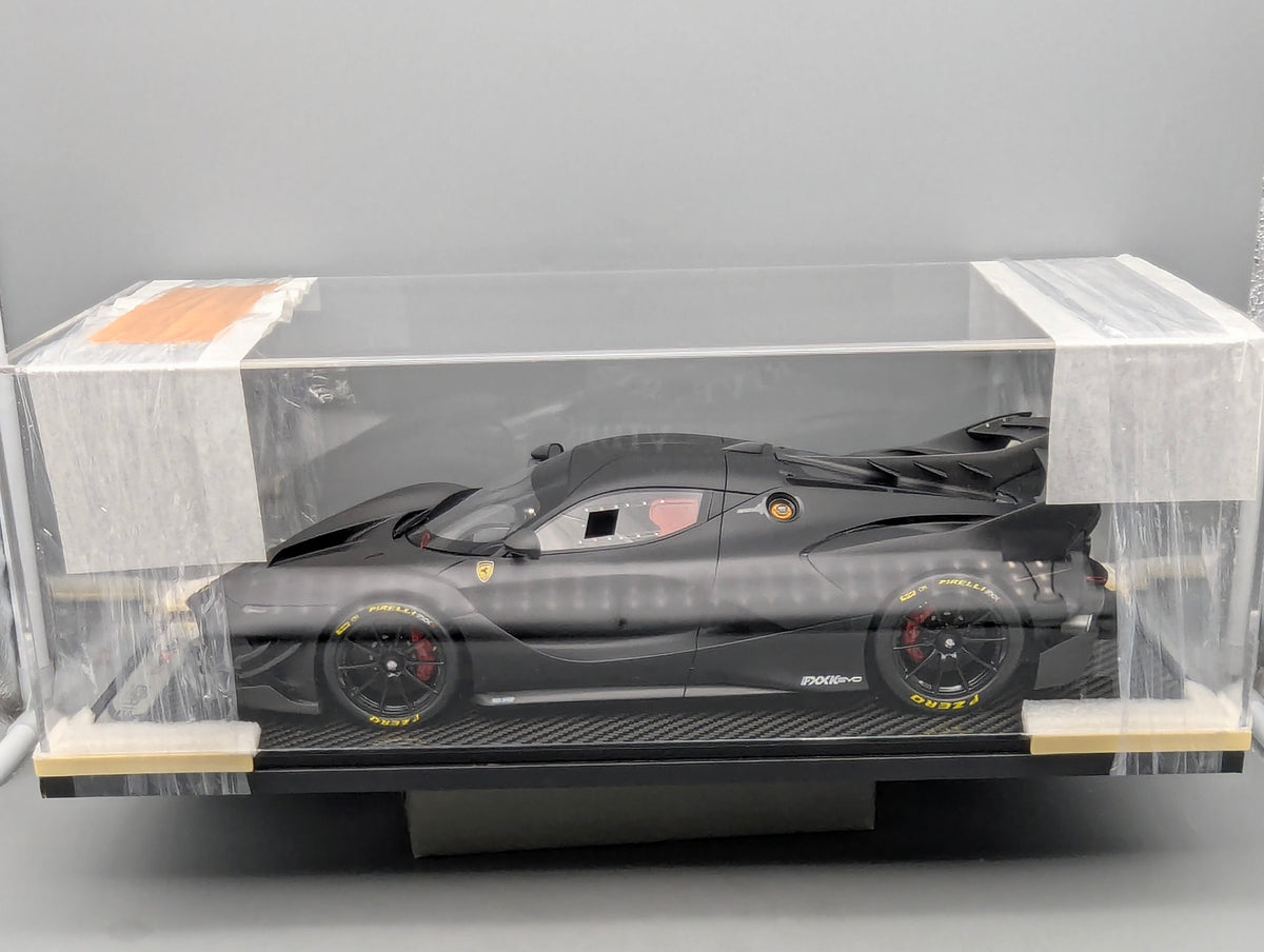 Modellautos 1:12 BBR Ferrari FXX-K EVO Ltd 01/05 Matt Black OVP
