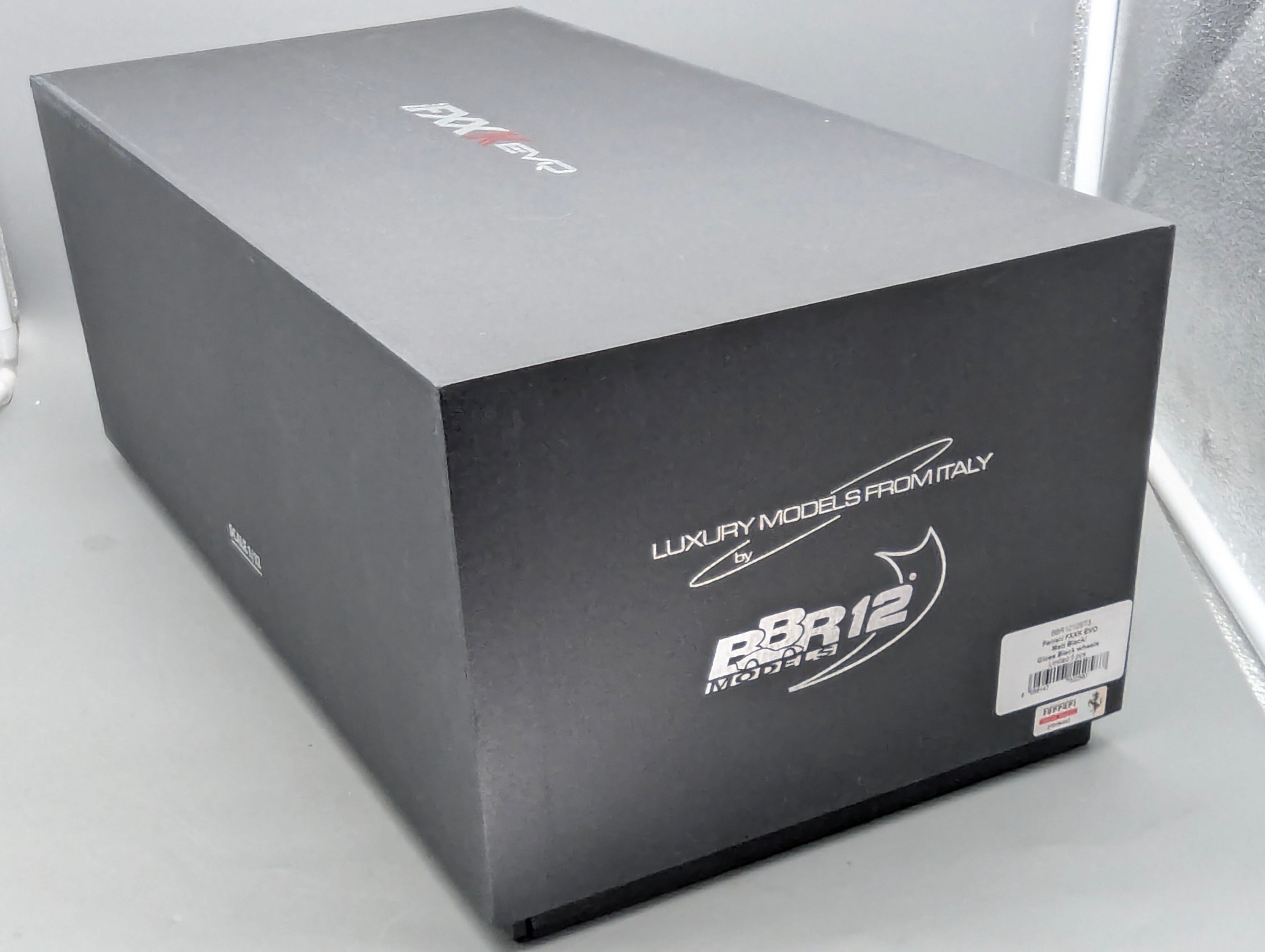 Modellautos 1:12 BBR Ferrari FXX-K EVO Ltd 01/05 Matt Black OVP