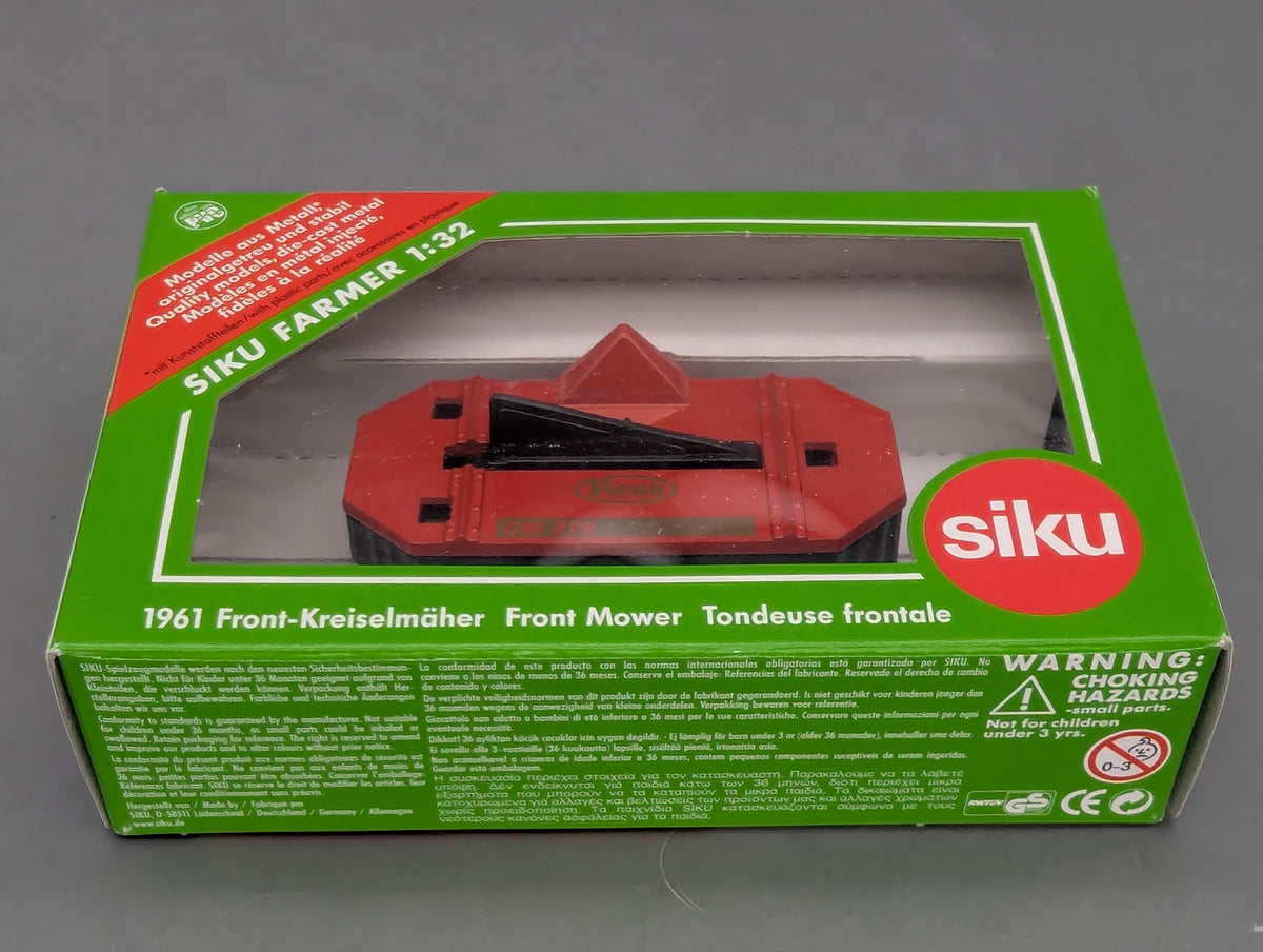 Landwirtschafts Modelle 1:32 Siku Farmer 1961 Front Kreiselmäher Vicon CM 270 mit OVP