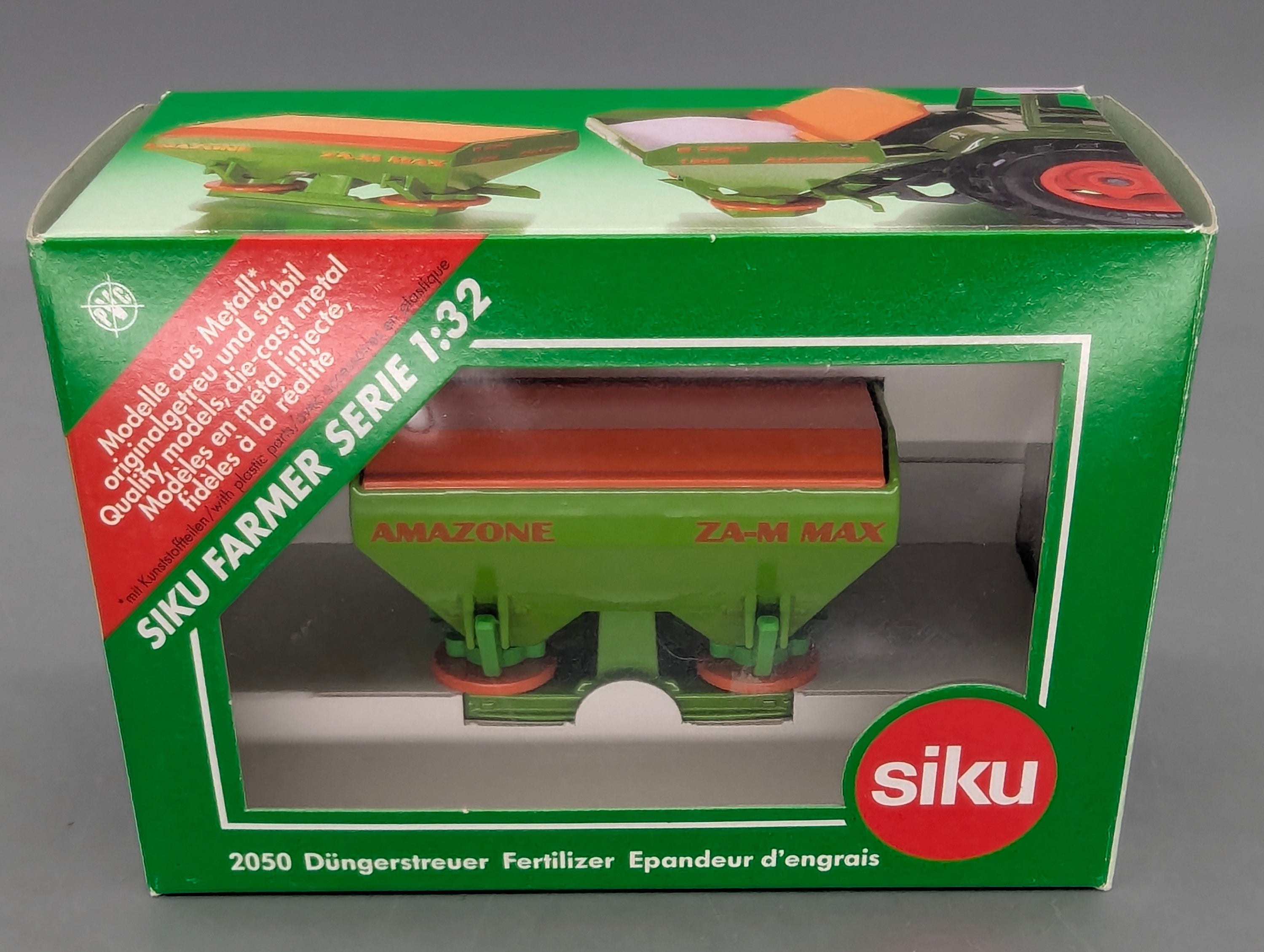 Landwirtschafts Modelle 1:32 Siku Farmer 2050 Amazone ZA-M Max Düngerstreuer mit OVP