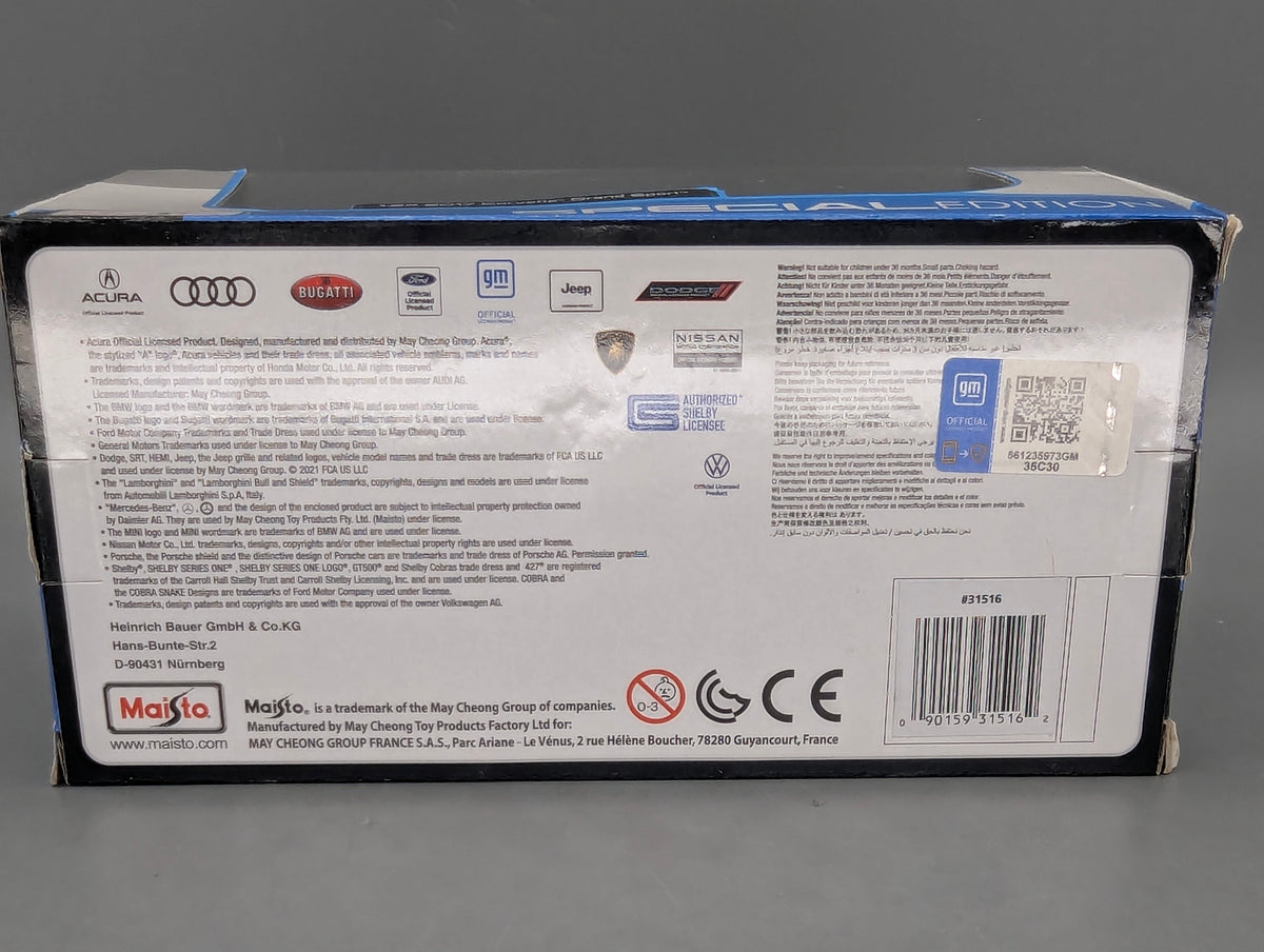 Modellautos 1:24 Maisto Chevrolet Corvette Grand Sport 2017 mit OVP