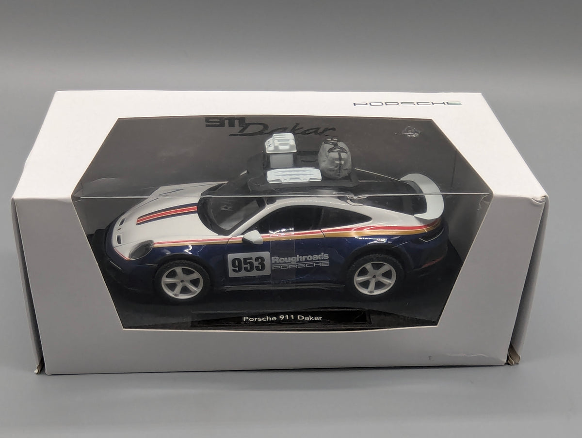 Modellautos 1:24 Bburago Porsche 911 Dakar #953 mit Dealer OVP
