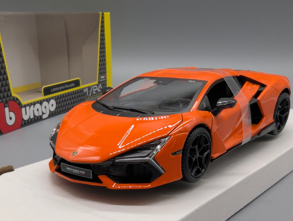 Modellautos 1:24 Bburago Lamborghini Revuelto Orange mit OVP