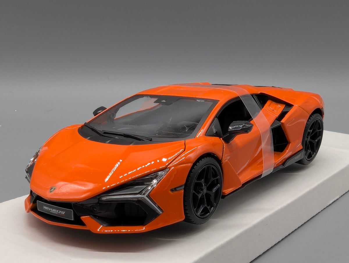 Modellautos 1:24 Bburago Lamborghini Revuelto Orange mit OVP