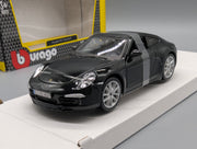 Modellautos 1:24 Bburago Porsche 911 Carrera S Schwarz mit OVP
