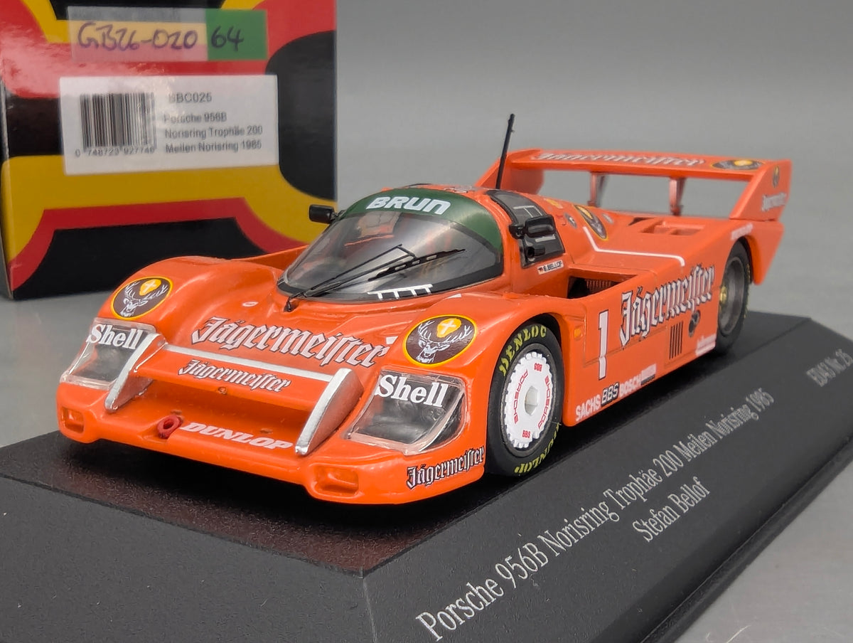 Modellautos 1:43 CMR SBC025 Porsche 956K (nicht "956B") 200 Meilen Norisring 1985 #1 Bellof OVP
