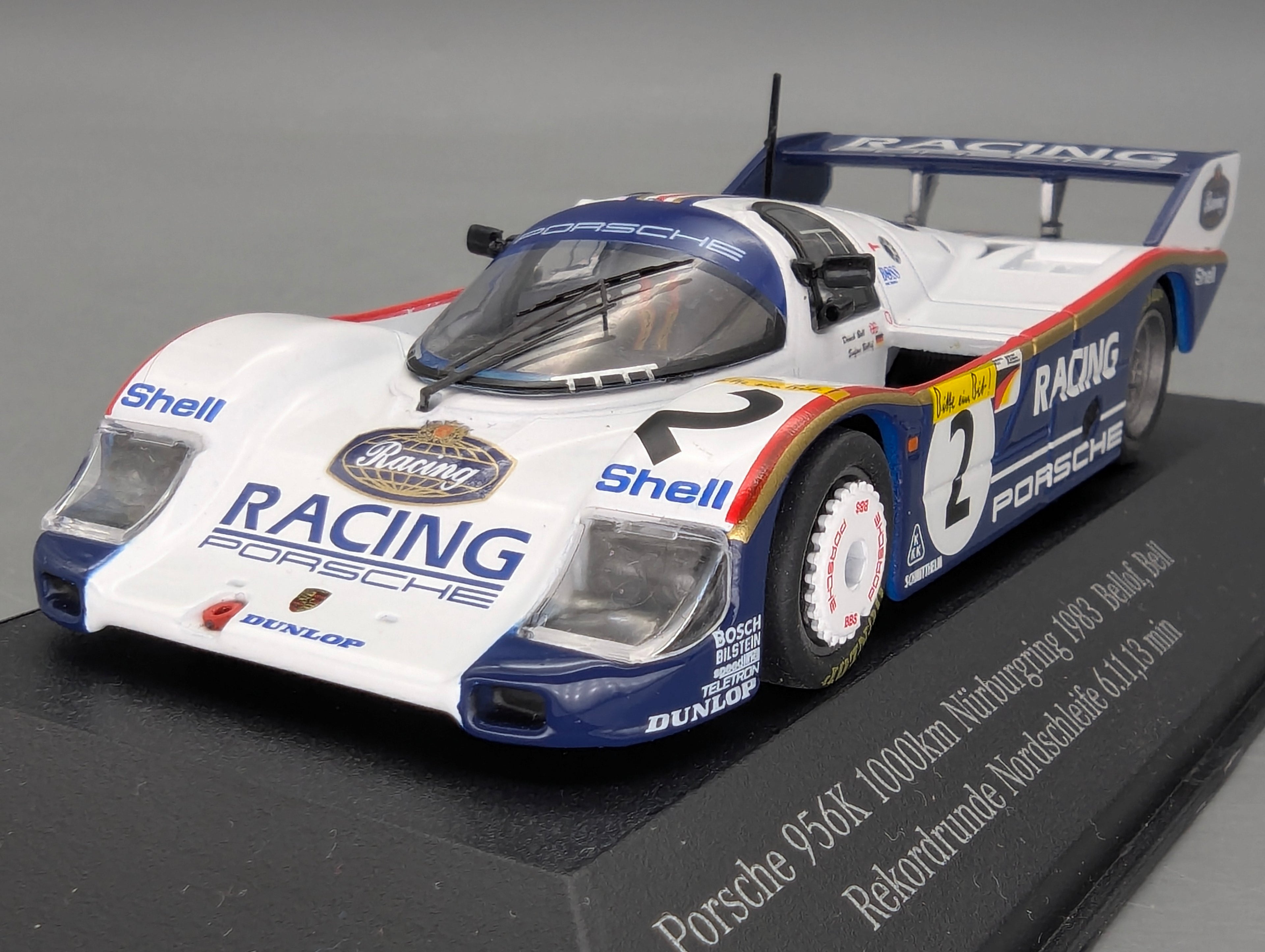 Modellautos 1:43 CMR SBC004 Porsche 956K 1000km Nürburgring 1983 #2 Bellof OVP