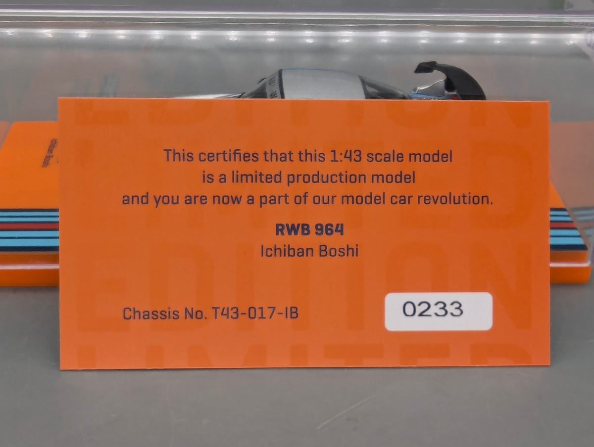 Modellautos 1:43 Tarmac Porsche 911 RWB 964 Ichiban Boshi #8 mit OVP