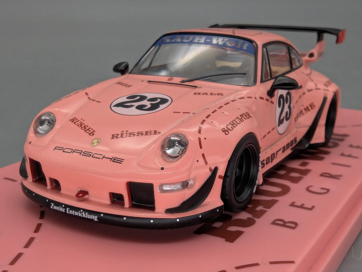 Modellautos 1:43 Tarmac Porsche 911 RWB 993 Sopranos Pink Pig #23 mit OVP